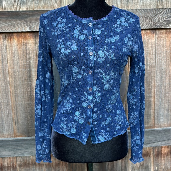 EyeShadow Lace Cardigan - Picture 4 of 12